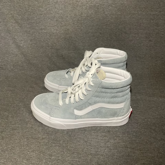 VANS Sk8-Hi Suede Blue Fog Shoes - Picture 7 of 11